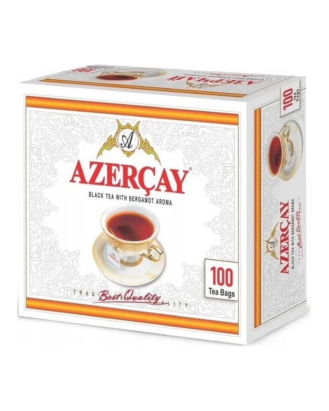 Azərçay Herbata ekspresowa z bergamotką, 100 torebek