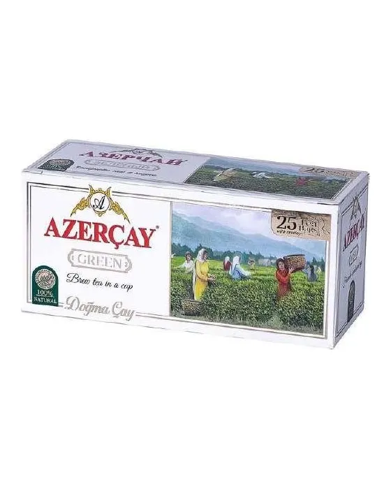Azərçay Herbata zielona, 25 torebek