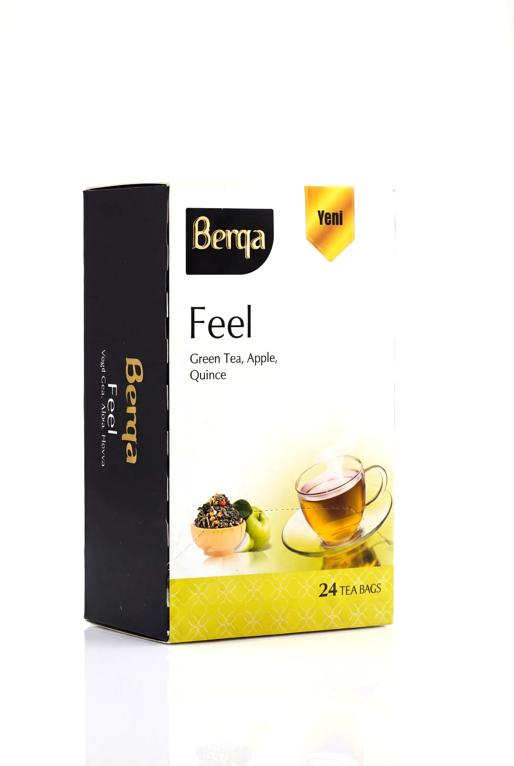 Berqa Feel — z jabłkiem i pigwą, 24 torebki